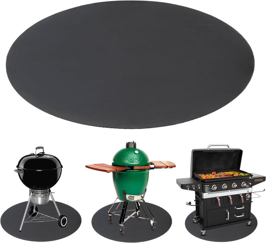 48" Round Rubber BBQ Grill Mat